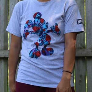 SOLD Floral Mickey Disney Tee